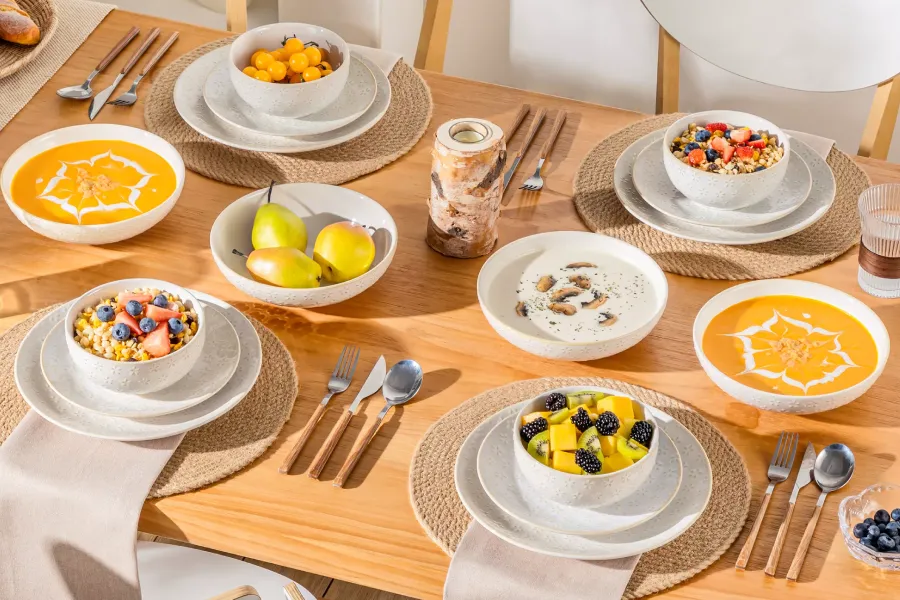 Elegant Stoneware Dinnerware